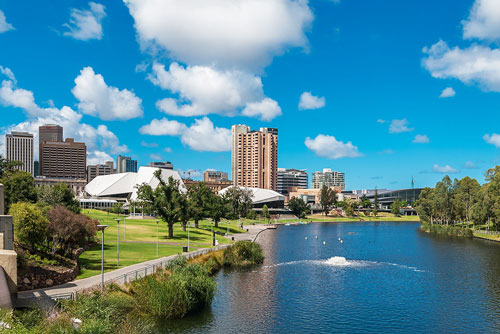 skyline of Adelaide