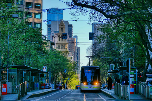 skyline of Melbourne